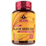 High Strength Black Seed Oil (180 Capsules) - 6X% TQ, Omega 3 6 & 9, Cold-Pressed - 6 Months Supply - Non-GMO, Natural, 100% Virgin - Est.1995