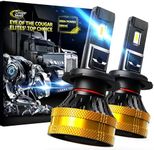 Cougar Motor H7 Fog Bulbs, H7 Fog Light Bulb Pack of 2