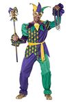 California Costumes Men's Deluxe Mardi Gras Jester Medium