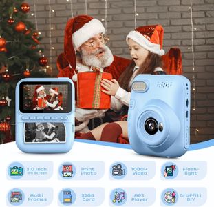 GREENKINDER Kids Instant Print Camera – Portable Photo Printer
