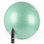 TekBox KOMODO Exercise Ball for Yoga Pilates Fitness Pregnancy (65cm, Green)