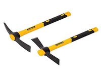 Roughneck ROU 64015 2 Piece Set including: 1x Micro Pick & 1x Cutter Mattock (both 380mm /15"), Yellow