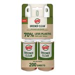 Scotch-Brite Greener Clean Lint Roller Twin Pack, 100 Sheets/Roller