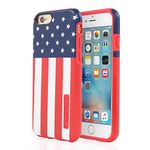 Incipio DualPro for iPhone 6 (Small 4.7" Display)-AMERICAN FLAG Case in Retail Package