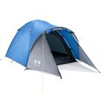 Trail Bracken 2 Man Tent With Porch, 3000mm Waterproof Rating, Double Skin Dome Tent with Darkened Bedroom, Lightweight for Camping and Festivals, Bag Included (300cm x 140cm x 110cm)