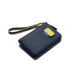 scarters Onboard Passport Zip Wallet | RFID Blocking | Premium Fabric & Vegan Leather | with Detachable Wrist Strap | for Travel, Airport & Daily Use