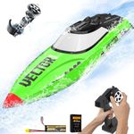 VOLANTEXRC Brushless Remote Control Boat VectorSR65B, 2.4Ghz 37MPH 25.6" High Speed Racing RC Boat with Self-righting&Reverse Feature, RTR Version for Adults