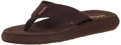 Rocket Dog Women's Sunset Webbing Flip Flop, Brown, 9 M US