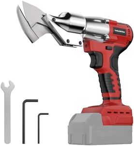 Cordless Sheet Metal Cutter for Mil-waukee 18V Battery, Electric Metal Shears with 360° Rotating Head, Torque 221 Ft-Lbs, Brushless Scissors for Stainless Steel, Metal, Iron（Battery Not Include)