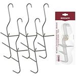 Browin 311302 Fish Hooks for Smoking - with Three Tips, Rustproof, Resistant to High Temperature, 5 Pieces, Grey, 5 x 8 x 19 cm