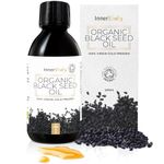 Organic Black Seed Oil Cold Pressed, Gold Standard High Strength up to 5X% - Certified Pure Virgin Oil also known as Kalonji Oil by Inner Vitality