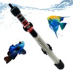 Bnzaq Fish Tank Aquarium Heater - Adjustable Temperature Submersible Thermostat Heater,25W/50W/100W/150W/200W/300W