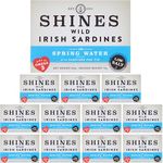 Shines Tinned Irish Sardines in Water - Pilchards - 12 x 106g Cans