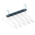 UCRAVO 5 in 1Multifunctional Hanger Folding Household Drying Rack Shirt Hanger Storage Artifact Magic Drying Rack Space Saving Storage Organizer Clothes Pants Hanger