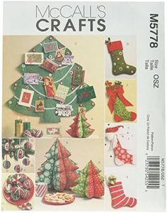 McCall's Patterns M5778 Holiday Decorations, One Size Only