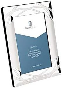 Zilverstad 7637233 - Verona Cornice per foto, lucida, laccato argento, 13 x 18 cm