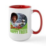 CafePress Bob Ross Mugs 15 oz (444 ml) Ceramic Coffee Mug