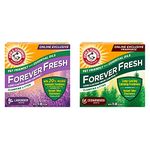 Arm & Hammer Forever Fresh Clumping Cat Litter Lavender, MultiCat 18lb, Pet Friendly with Essential Oils & Forever Fresh Clumping Cat Litter Cedarwood, MultiCat 18lb, Pet Friendly with Essential Oils