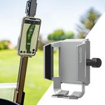 Dprofy Golf Cart Phone Holder Strong Magnetic Golf Cart Phone Mount Golf Accessories Fit for All Popular Smart Phones Special Design for Thick Case and Ring Holder (Grey)