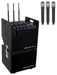 VocoPro Mobileman 2 Battery Powered P.A. System with Subwoofer