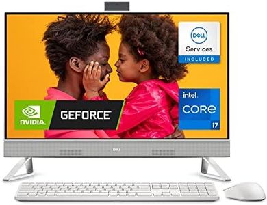 Dell Inspiron 7710 All in One - 27-inch FHD (1920 x 1080) Touchscreen Display, Intel Core i7-1255U, 32GB DDR4, 1TB SSD, NVIDIA GeForce MX550, Intel Wi-Fi 6E, Services, Windows 11 Pro - White