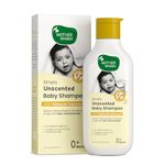 Mother Sparsh Simply Unscented Baby Shampoo With Natural Oatmeal- 200ml | Fragrance Free Shampoo for Babies | Tear Free Baby Shampoo for New Born Sensitive Skin