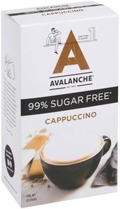 Avalanche 99% Sugar Free Cappuccino 10 Coffee Sticks 160 g