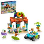 LEGO Friends Beach Smoothie Stand, Kids’ Pretend Play Food Set, Beach Toy Gift Idea for Girls and Boys Ages 6 and Up with 2 Mini Dolls, a Turtle Toy Figure and Accessories, 42625