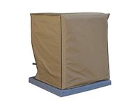 Air Conditioning System Unit GOODMAN MODEL GSX160241 Waterproof Tan Nylon Cover By Comp Bind Technology Dimensions 29''W x 29''D x 32''H