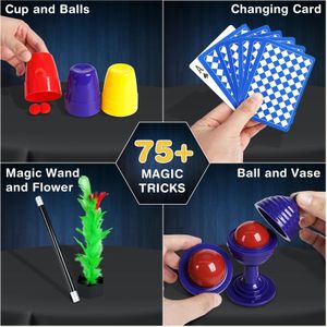 DINORUN Kids Magic Set – 75 Tricks Magic Kit for Children