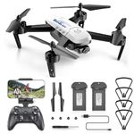 Drone with HD 1080P Camera for Kids - Wipkviey T6 Long Distance RC Quadcopter Equipped w/2 Batteries, Drones for Beginners/Adults, Girls/Boys Toys Birthday/Christmas Present