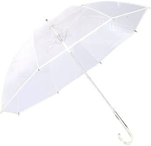 THINKA Transparent Umbrella - Classic, Stylish and Practical - Perfect for Wedding Season and Beyond
