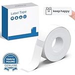 POLONO P31S Label Maker Tape, Adapted Label Print Paper, 14x40mm(0.55"x1.57"), Standard Laminated Self-Adhesive Label Tape, Thermal Label Maker Tape Refill for Home Office, 180 Labels, White