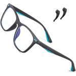 ATTCL Kids Computer Blue Light Blocking Glasses for Boys Girls Age 3-10 Game Glasses 5103 black