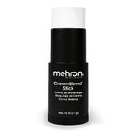 Mehron Makeup CreamBlend Stick, WHITE (.75oz)