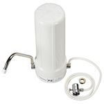 Home Master TMJRF2 Jr F2 Multi-Stage Countertop Water Filter System, 500 Gallon Replaceable, Filters Fluoride Chlorine Chemicals Pesticides and More up to 93%