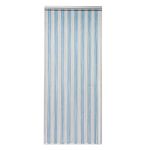 Trintion Chain Curtain Aluminium 90x214.5cm Door Fly Screen Premium Silver Strip Blind for Doorways Insect Screen Indoor Outdoor Keeps Out Insects Flies Wasps (Sliver And Blue)
