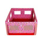 AVJ Large Baby Playpen for Babies and Toddlers |Non-Toxic Easy to Assembly Playard | Indoor and Outdoor Play Pen, Breathable mesh and cot Pink