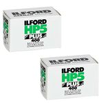 Ilford HP5 Plus Black and White Printer Film, 35 mm, ISO 400, 36 Poses 2-Pack