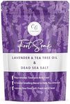 CalmGenix Foot Soak with Lavender Essential Oil & Dead Sea Salt | Helps Treat Nail Fungus & Athletes Foot, Foot Spa Bath | Foot Moisturiser & Deodorizer Feet Soak | Foot Spa Soak for Hard Skin