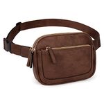 UTO Fanny Pack Women Crossbody Mini Everywhere Belt Bag Adjustable Strap Vegan Leather Fashion Waist Bags CA