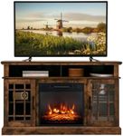 COSTWAY Electric Fireplace TV Stand