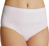 NewMom Seamless Caesarian Panty - Comfort and Support in White (Size Large)