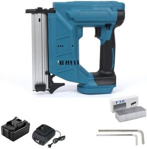 Brushless Cordless Brad Nailer Straight Finish Nail Gun with 0/1/2 Battery + 5000 Nail (1 Battery + 1 Charger)