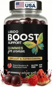 Enyvia Female Libido Booster for Women Gummies - Cortisol Reducer and Stress Relief Supplement with Shilajit & Ashwagandha for Hormonal Balance, Libido Gummies for Women - 60 ct, 30-Day Supply USA