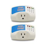 BSEED Surge Protector Home Appliance - Single Outlet Voltage Brownout Protector for Refrigerator 1440 Watts, 120V 10A (2 Pack)