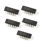 5pcs 74HC02 7402 IC NOR Gate Logic Gate, 2 Input, 5.2 mA, 2 V to 6 V, DIP-14