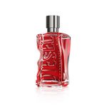 DIESEL D Red Eau de Parfum Spray Cologne for Men, Fougere, Notes of Red Grapefruit and Sandal Wood, 3.4 Fl Oz