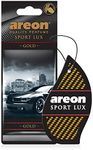 Areon SL-Gold-12 Sport LUX Cardboard Air Freshener, Gold, 12 Pack