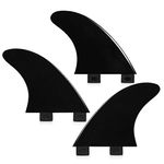 Lixada 3PCS / 2PCS Fins Surfboard Fin Thrusters Tir Fins Fiberglass Nylon Surf Fins GL/ M5 / G5